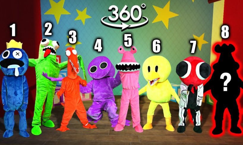 VR 360° New Rainbow Friends In Real Life ALL PHASES 🎶 Friday Night Funkin' (Roblox Rainbow Friends)
