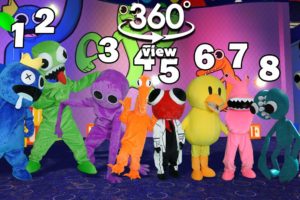 New Rainbow Friends All Phases in Real Life VR 360° | Friday Night Funkin' (R.I.P Alphabet Lore)