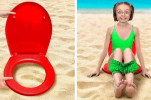 COOL TRAVEL HACKS FOR CRAFTY PARENTS || Gadgets For The Perfect Summer by 123 GO! FOOD
