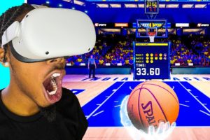 PLAYING THE NBA's VIRTUAL REALITY GAME!!! (CRAZY)