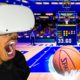 PLAYING THE NBA's VIRTUAL REALITY GAME!!! (CRAZY)