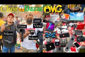 Chor bazaar delhi | iphone11,12 dslr camera,gopro,drone,AirPods😱🔥| camera market delhi chor bazar