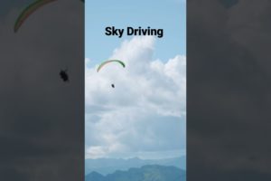 In London A Sky Driving School Class. Shot By Drone Camera.