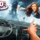 VR 360 YOUR CAR IN TORNADO EXPERIENCE WITH GIRLFRIEND- Survive and Escape | Virtual simulation 4K |