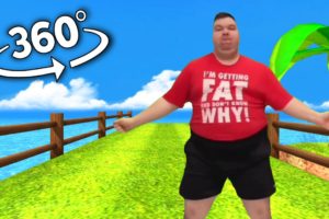 360 nikocado avocado chase you in VR | who da biggest bird?😈 | VR 360 degree video