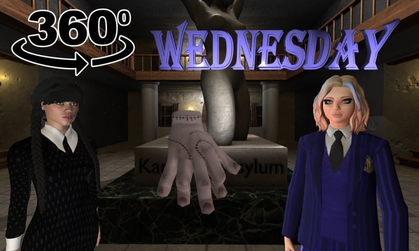 VR 360 Wednesday - Addams Family and Enid Escape you!