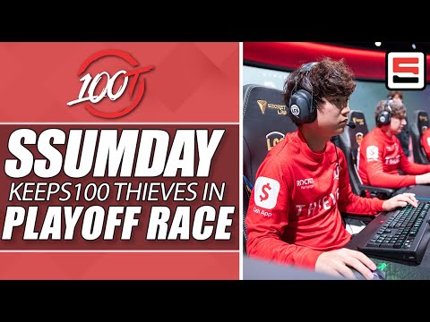 Ssumday keeps 100 Thieves LCS playoff hopes alive | ESPN ESPORTS