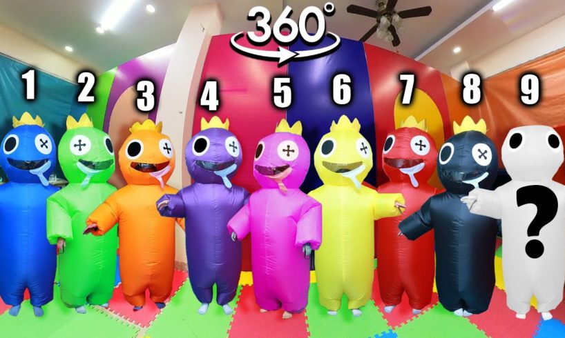 VR 360° NEW Rainbow Friends In Real Life ALL PHASES 🎶 Friday Night Funkin' (Roblox Rainbow Friends)