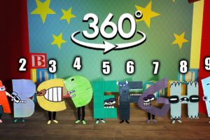 VR 360° New Rainbow Friends But Alphabet Lore ALL PHASES 🎶 Friday Night Funkin' In Real Life 360°