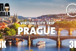 Prague Guided Tour in 360 VR - Virtual City Trip - 8K Stereoscopic 360 Video