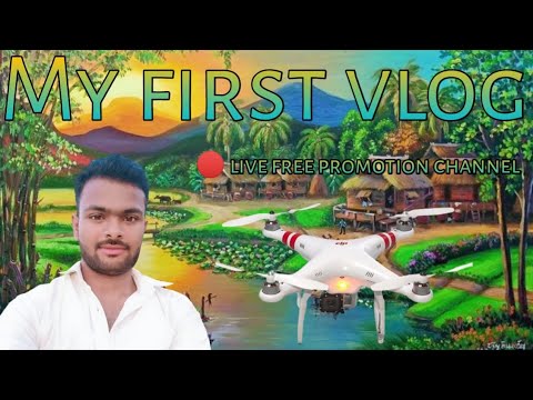 my first vlog Drone camera shoot video