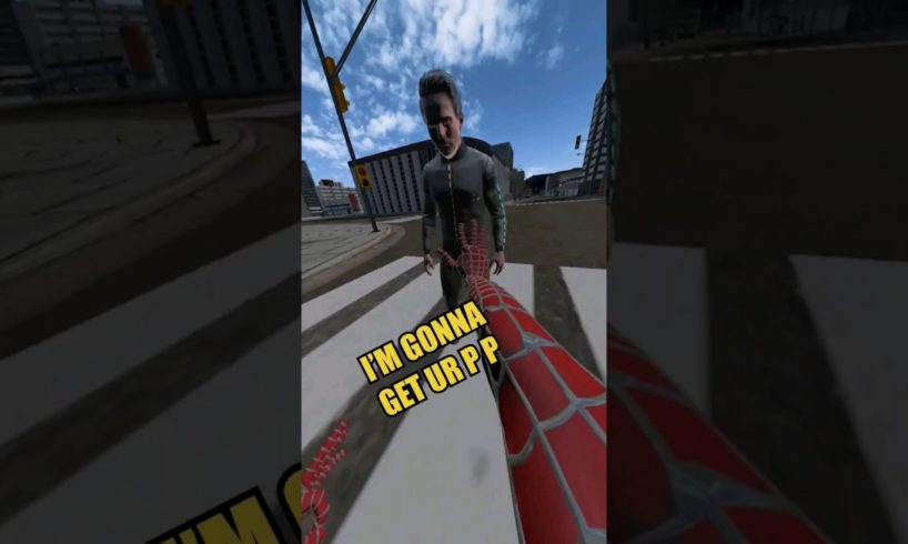 SPIDER-MAN VR gets sussy in this vid 😩 #vr #spiderman #virtualreality #gaming