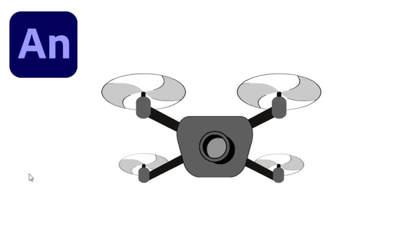 Adobe Animate #30: How To Draw and Animate a Drone Camera