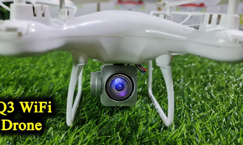 RC DRONE Camera পানির দামে ড্রোন ক্যামেরা Q3 WIFi HD Camera Drone Unboxing Review || Water Prices