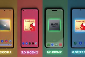 The MOST powerful smartphone 4.0! iPhone A16 Bionic vs Snapdragon 8 Gen 2 for Galaxy vs Tensor 2!