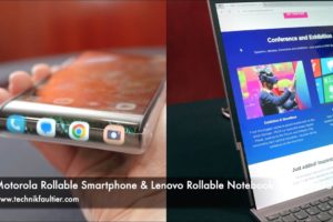 Motorola Rollable Smartphone & Lenovo Rollable Notebook MWC 2023