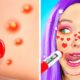 Total MAKEOVER with Beauty GADGETS! TikTok Hacks Made me POPULAR - ALL Girly Struggles by La La Life