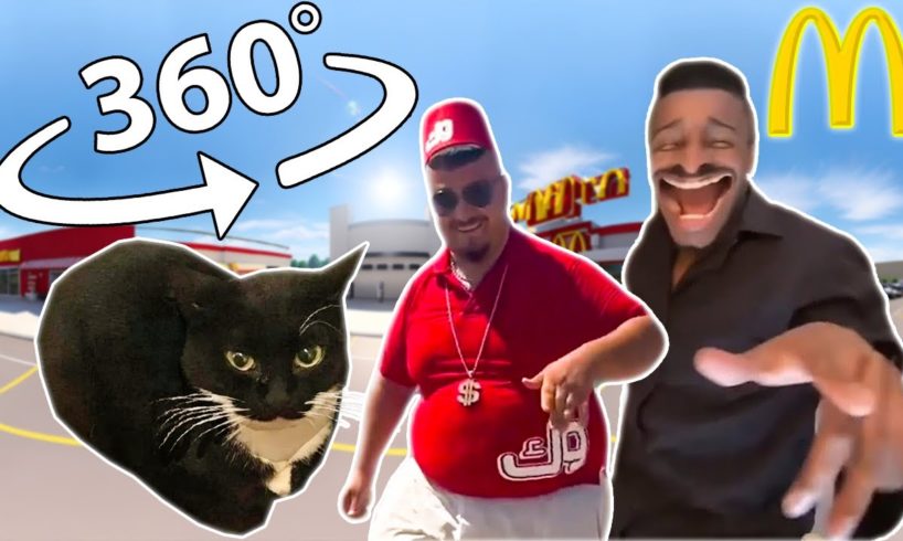 Maxwell Cat/Skibidi Dance 360 VR in McDonalds / 360 Video