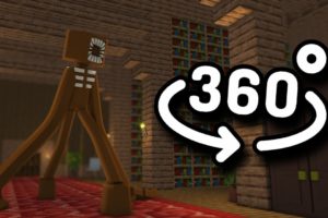 Doors Library Figure Scene - Minecraft 360° VR Animation