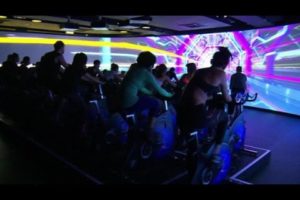 Virtual reality spinning: New fitness craze?