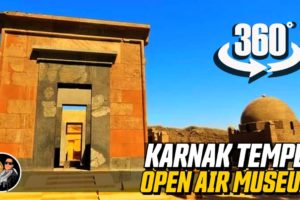 360 Virtual Reality Egypt Tour: RARELY VISITED Open Air Museum at Karnak Temple