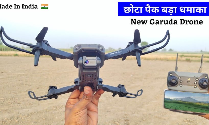 New Foldable Drone with Dual HD Camera & Obstracle avoidance feature//Chhote Garuda review