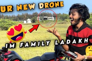 😍Our New DRONE Camera🔥 | 1M Special😈 | Ladakh Ride Update?🤔 | NRF