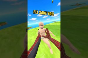 VR Spider-Man saves a baby from Slenderman Army 🤔 #vr #virtualreality #gaming #spiderman