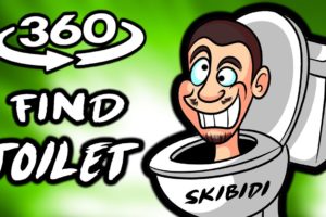 360 Video | Skibidi Toilet Finding Challenge in VR 360°