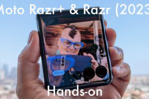 Moto Razr+ ($999) and Razr (2023) hands-on: flipping the folding phone script