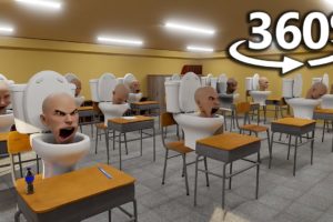 360° Skibidi Toilet SCHOOL in VR / 4K
