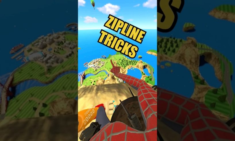 Spider-Man VR ZIPLINE TRICKS PRO #vr #virtualreality #gaming #spiderman