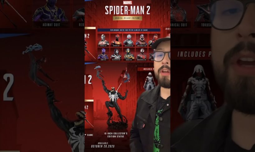 Spider-Man 2 skins revealed #gaming #ignsummerofgaming #spiderman #milesmorales #playstation #shorts