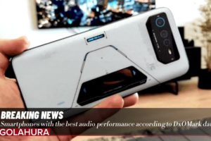 Smartphones with the best audio performance according to DxOMark data.