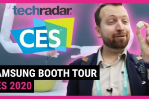 CES 2020 Samsung Booth Tour | TechRadar at CES 2020