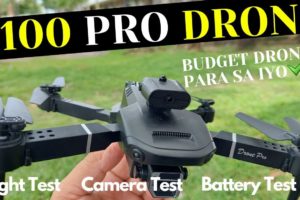 E100 PRO DRONE BUDGET DRONE PARA SA IYO Unboxing | Review ( Filipino/Tagalog )