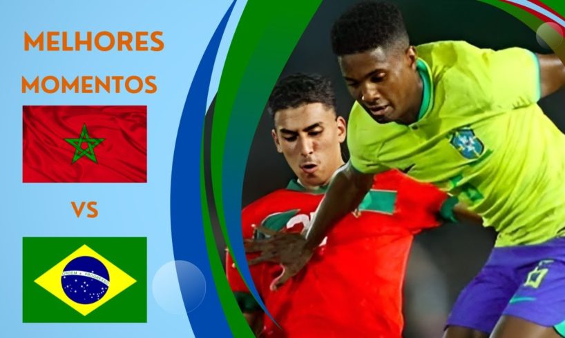 "Futebol de Classe Mundial: Brasil vs. Marrocos - Melhores Momentos"