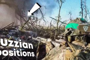 Battle Footage from Ukraine GoPro + Drone Assault ended in Defeat of Russians