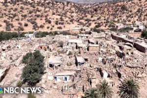Drone video shows earthquake devastation in south Morocco