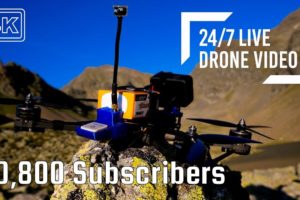 24/7 Live Stream: Tranquil Melodies Meet High-Speed Drone Journeys - Immerse in Spectacular Scenery!