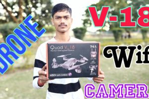 (DADDY DRONES) V-18 Mini Drone With 480p Wifi Camera | 360° Flip & 3 Speed Control