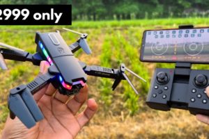 DRONES WALLAH F190 FOLDABLE MINI CAMERA DRONE UNBOXING & REVIEW | ₹2999 ONLY