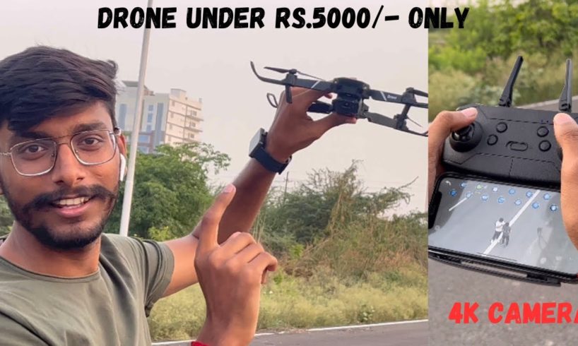 Epic Drone Footage on a Budget: Best Drones under Rs.5000 | Dual camera Drone Unboxing and Review