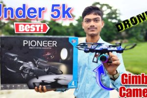Pioneer Toy Drone with 4K Gimbal Camera & 360 Degree Flip | Under 5k Best Camera Drone In 2023