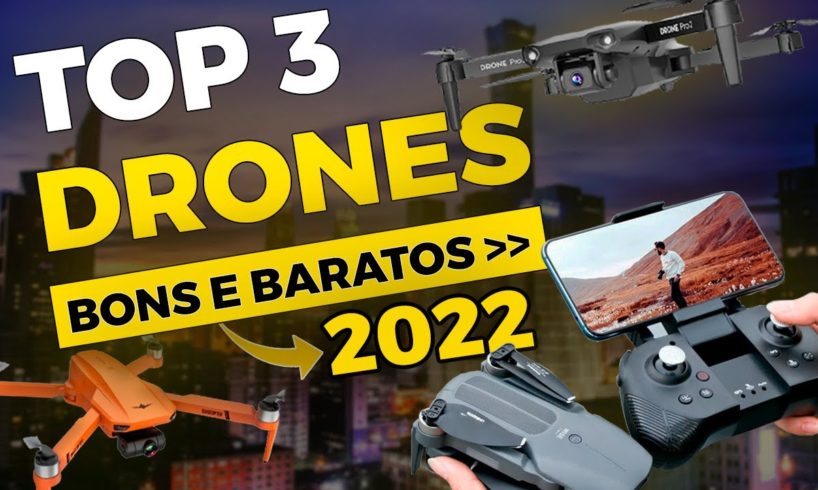TOP 3 DRONES BONS E BARATOS 2022 | Iniciante e intermediário | R$ 140,00 a R$ 500,00
