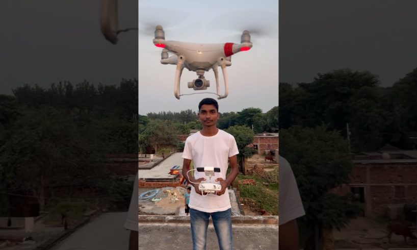 Masti of drone 😉 #dji phantom 4 #drone #trending #shorts