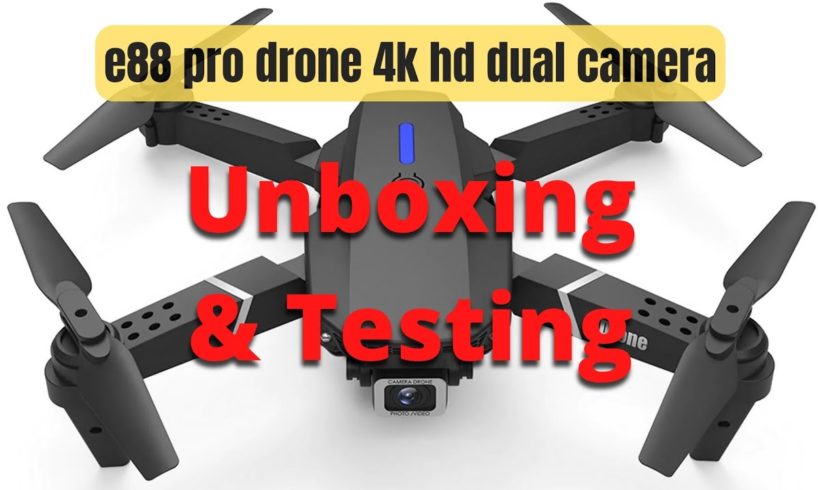 E88 pro drone 4K HD Dual Camera (This is the CHEAPEST! But, is it worth buying?)
