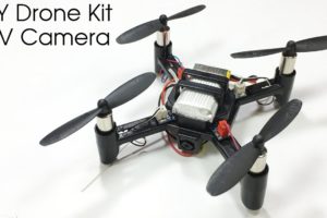 Mini RC Drone Quadcopter with FPV Camera Assembly and Test