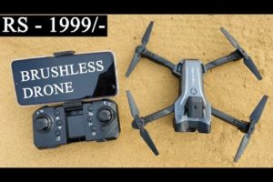 Best Dual Camera Foldable Drone With Wi-Fi App Control & Brushless Motor