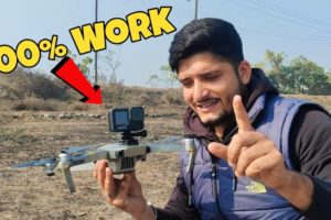 Can a DRONE Camera fly with GoPro 😱 ?